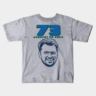 Luka Doncic 73 Points Kids T-Shirt